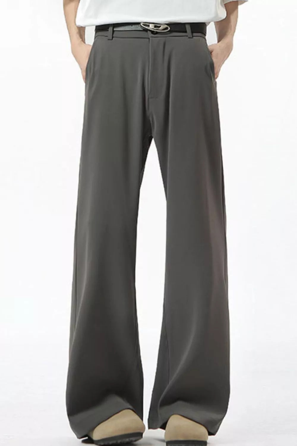 Men's Full Size Wide Leg Pants Plus Size