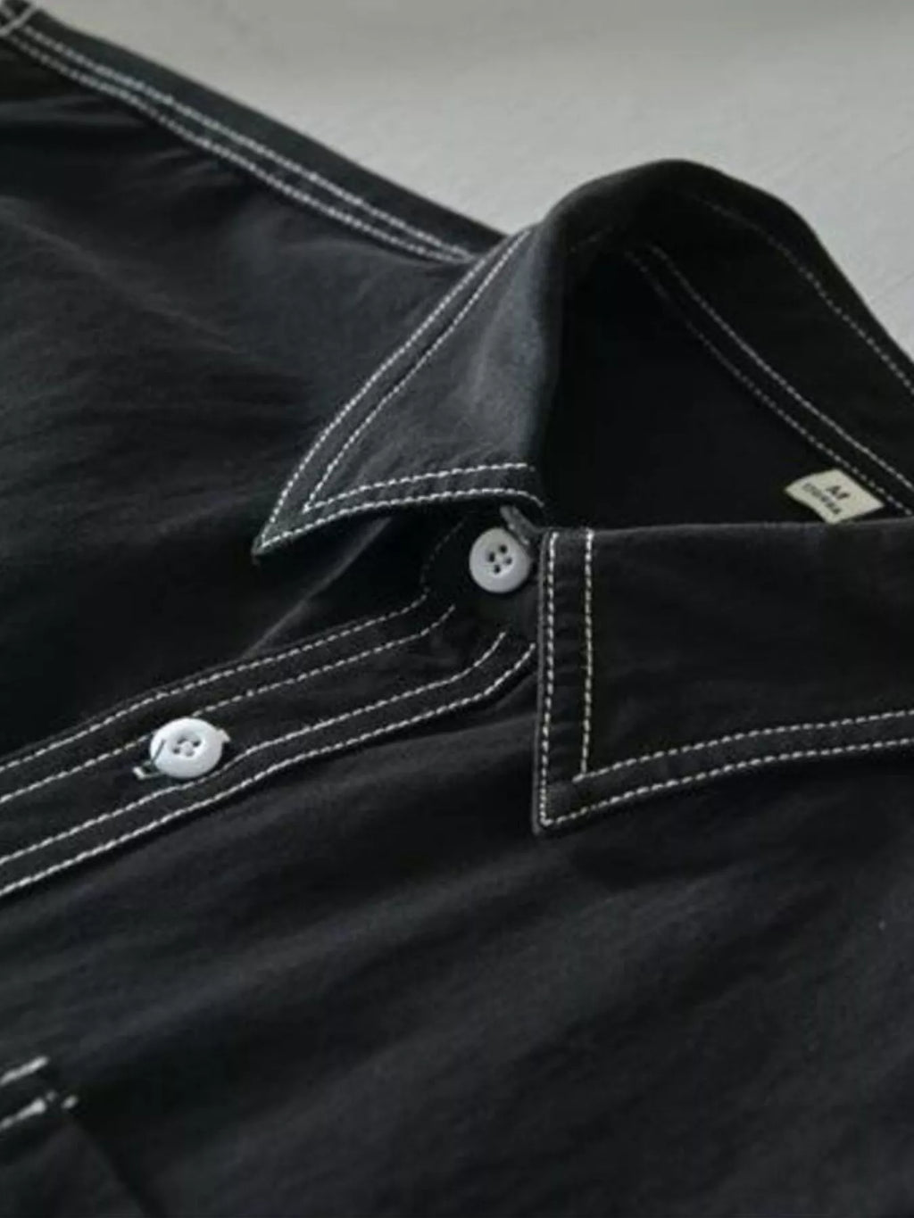 Men's Plus Size Button Up Long Sleeve Shirt