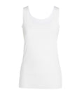 EGI Luxury Cotton Underwear Invisible Seamless Clean-Cut Scoop Neck Tank. Made in Italy (3100)
