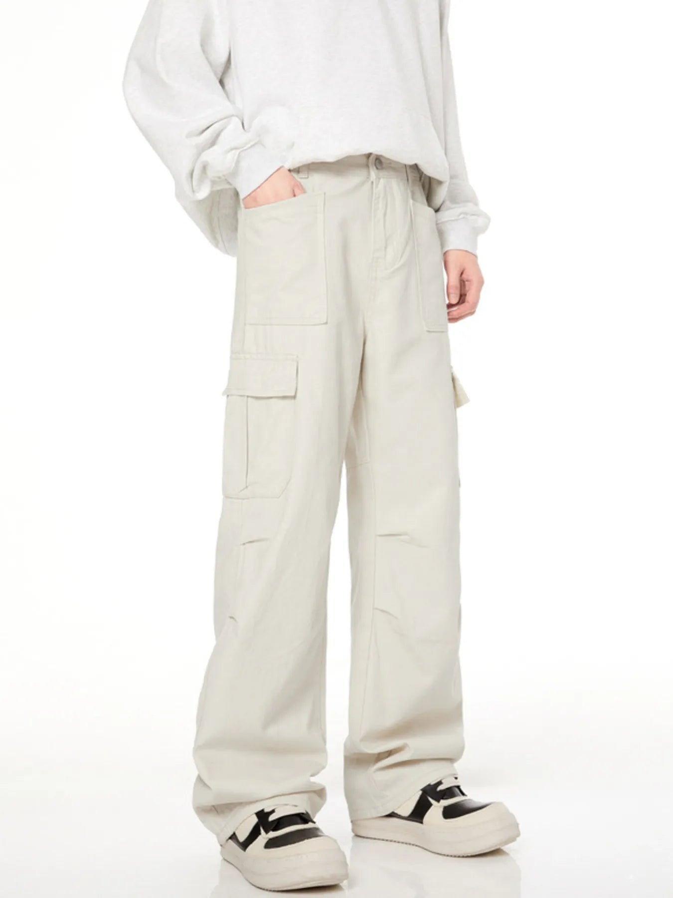 Men's Full Size Loose Fit Cargo Pants Plus Size