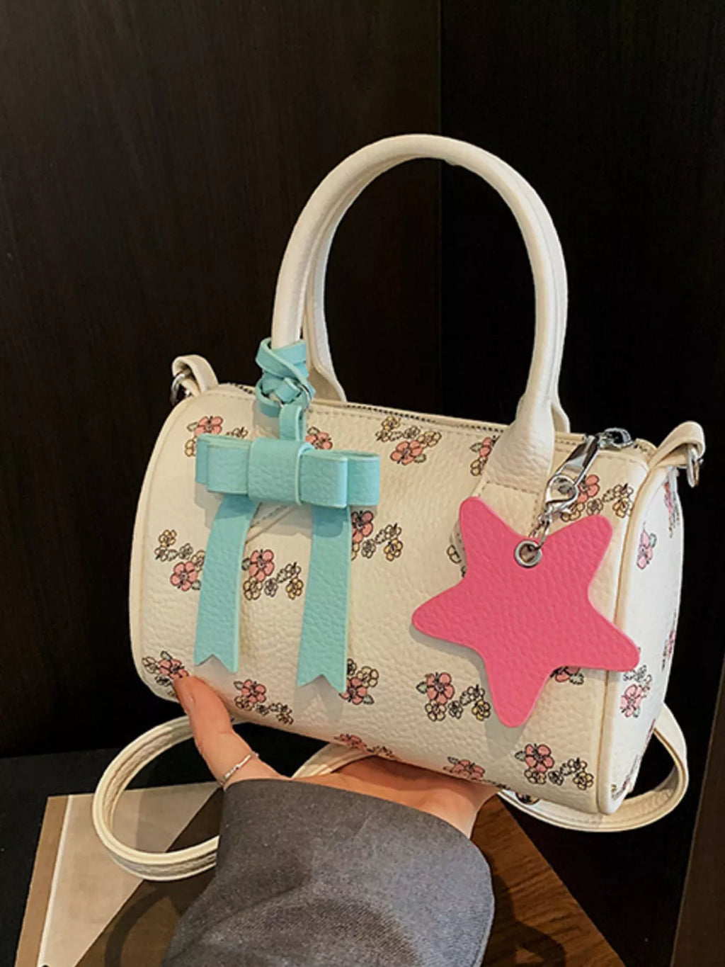 Floral Print Crossbody Bag