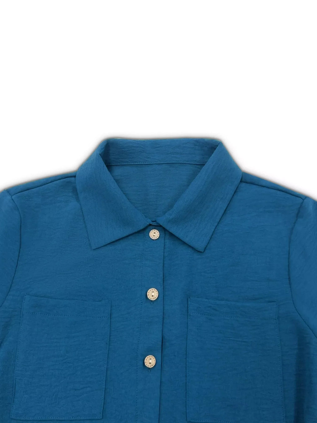 Button Front Midi Shirt Dress