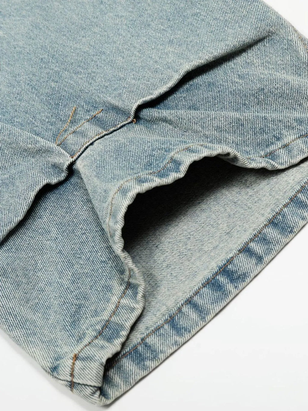 Men's Washed Wide Leg Baggy Jeans