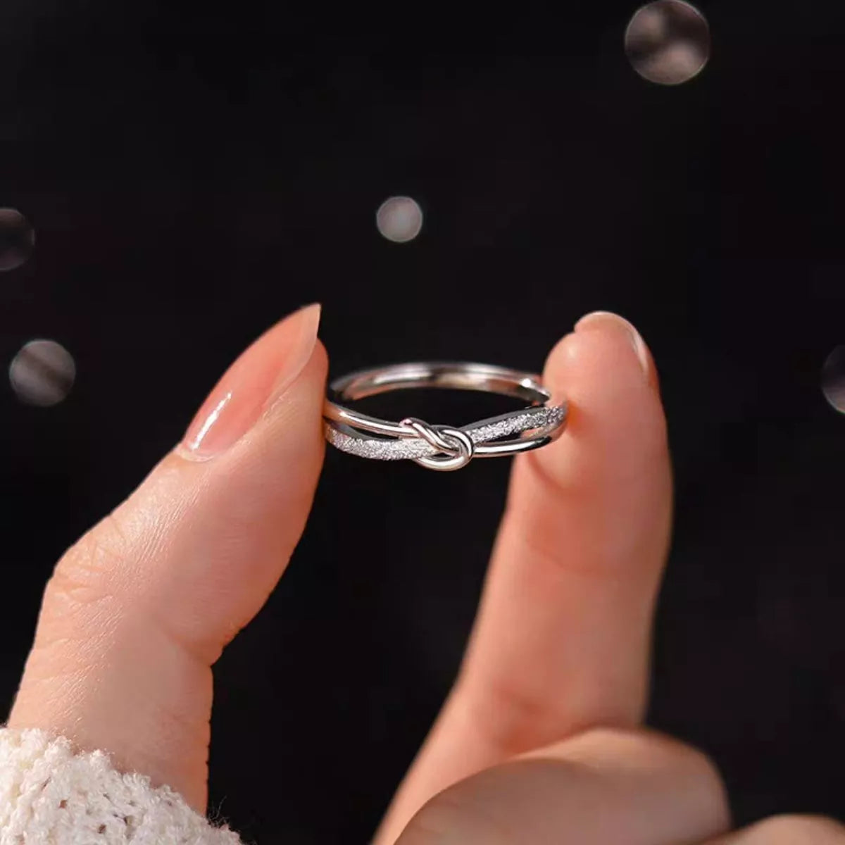 925 Sterling Silver Knot Ring