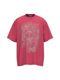 Men's Cartoon Character Graphic Oversized T-Shirt