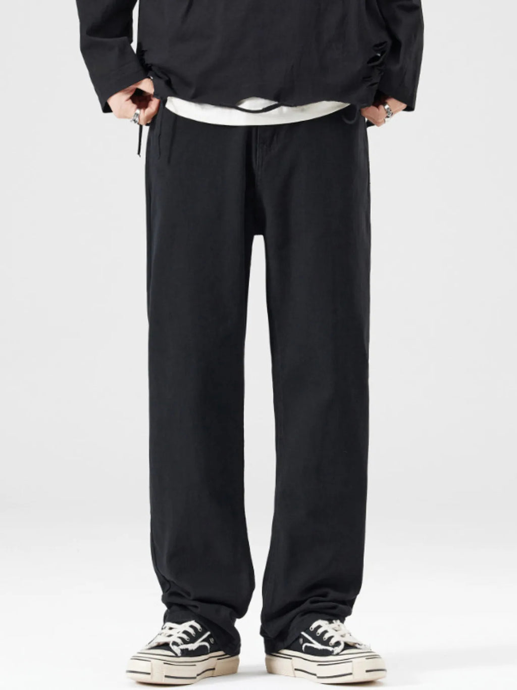 Men's Full Size Wide Leg Jeans Plus Size