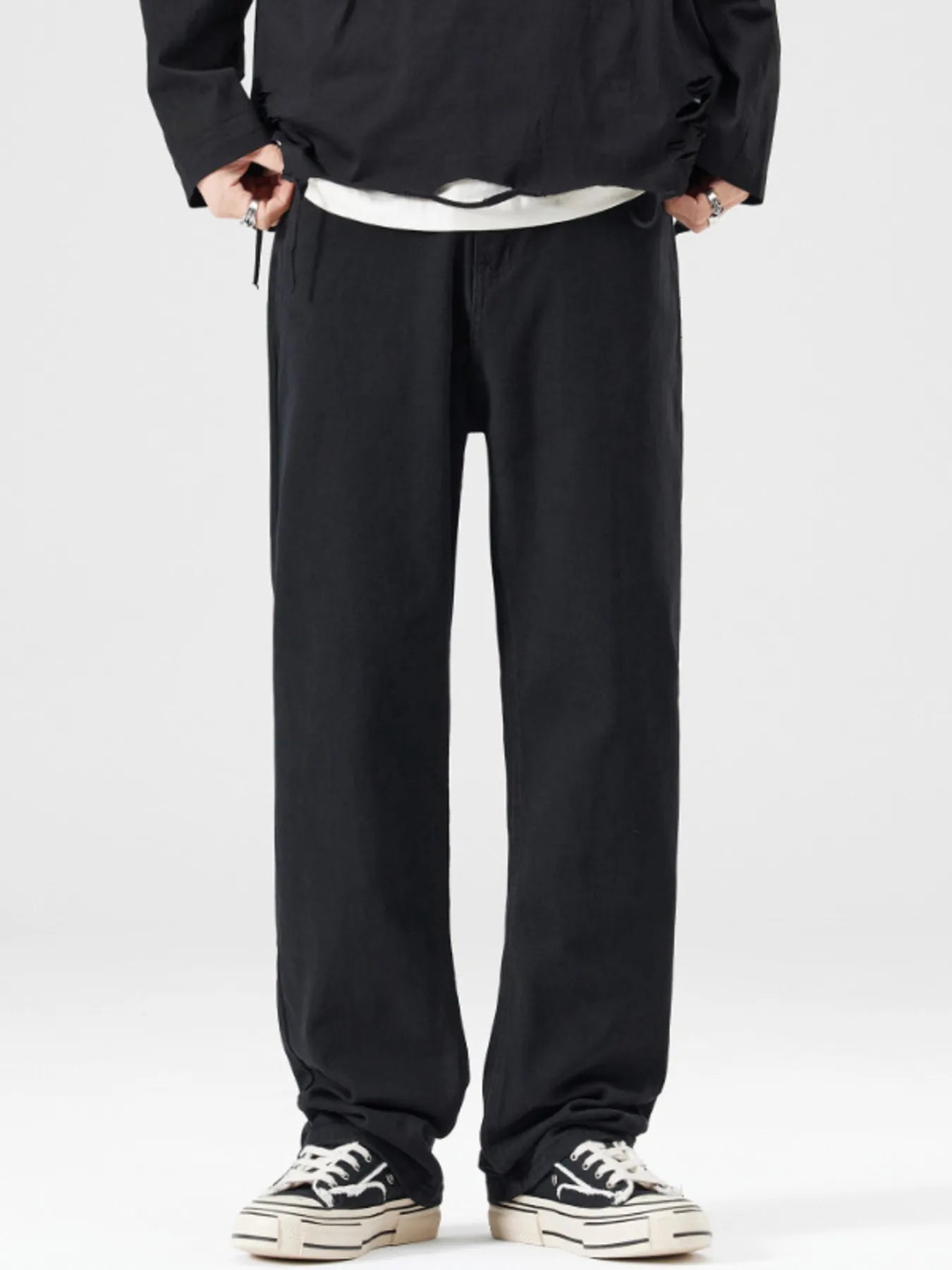 Men's Full Size Wide Leg Jeans Plus Size
