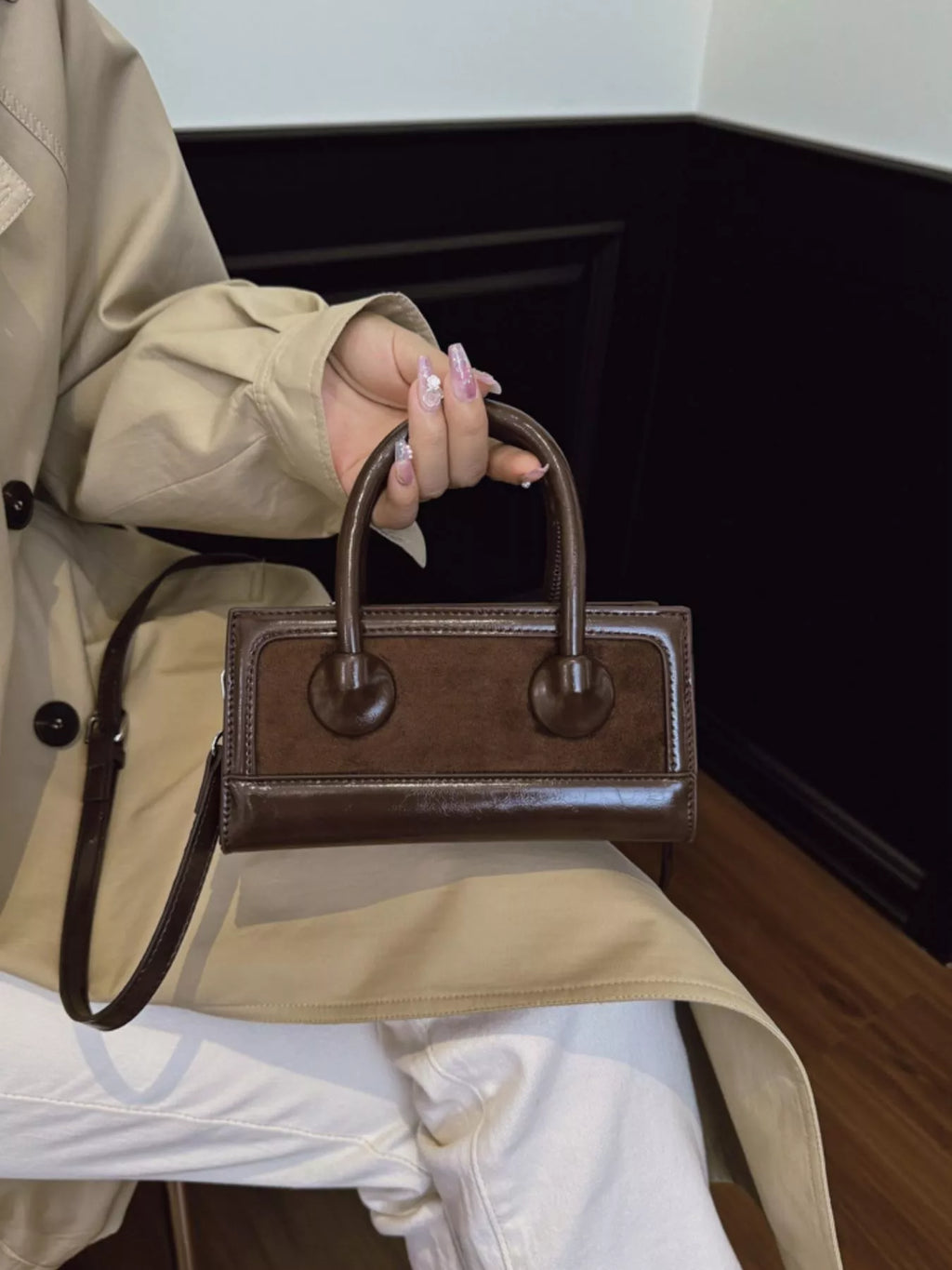 Top Handle Crossbody Bag