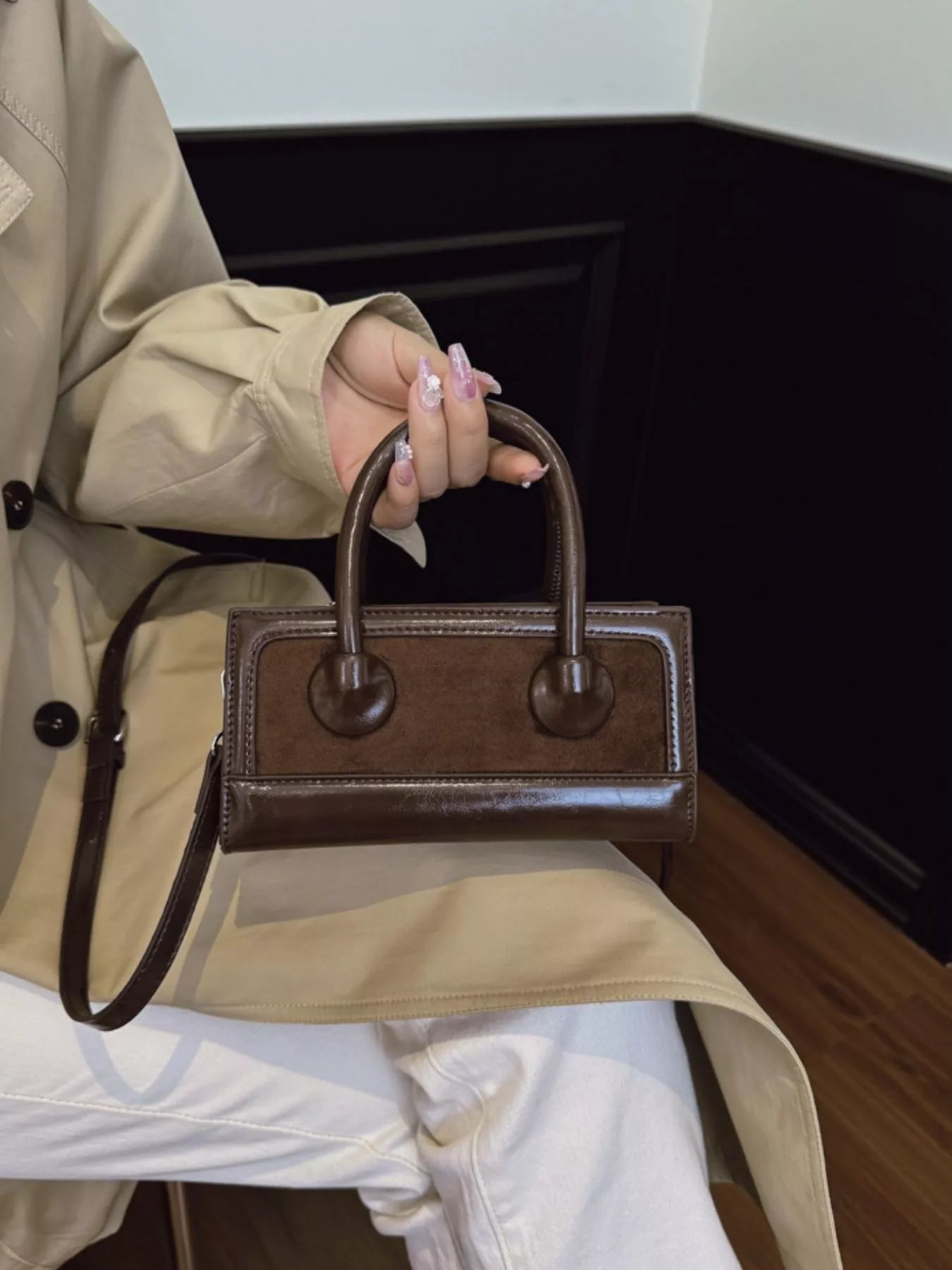 Top Handle Crossbody Bag