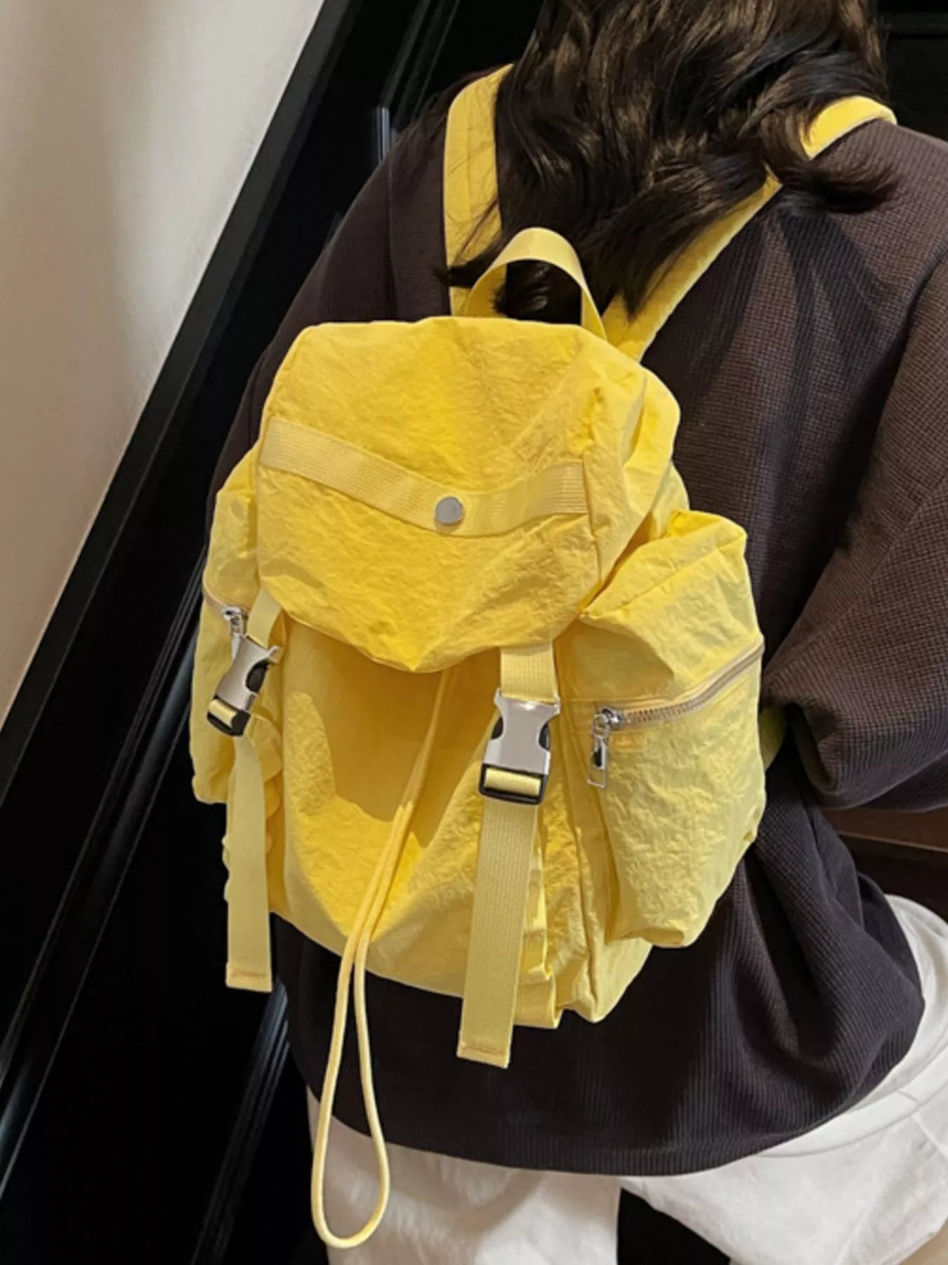 Lightweight Drawstring Casual Backpack Bag
