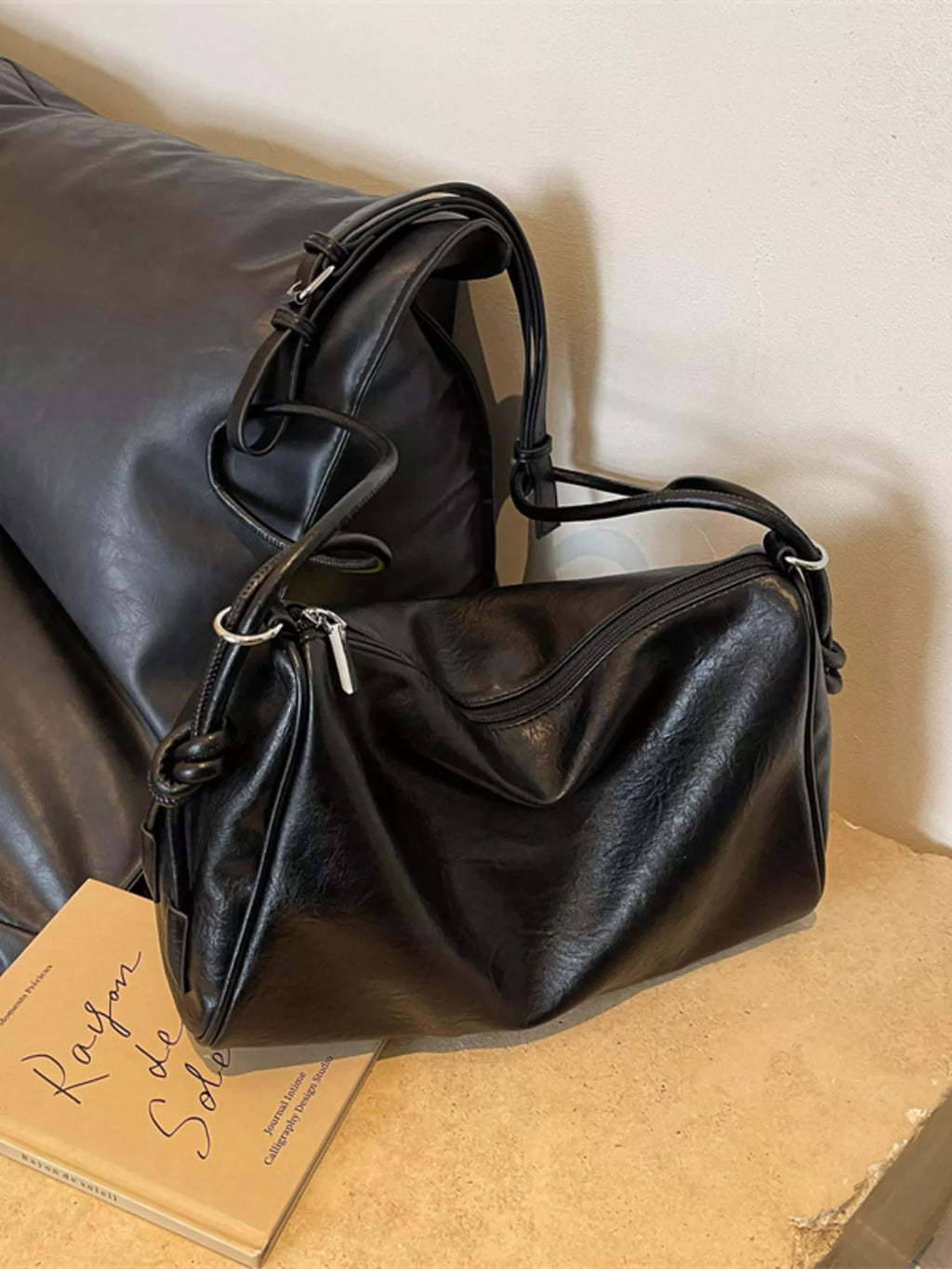 Vintage Style Leather Crossbody Bag