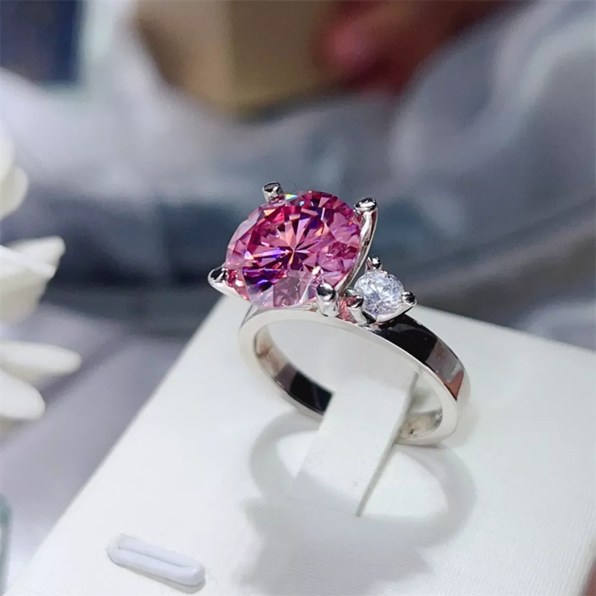 5 Carat Moissanite 925 Sterling Silver Ring
