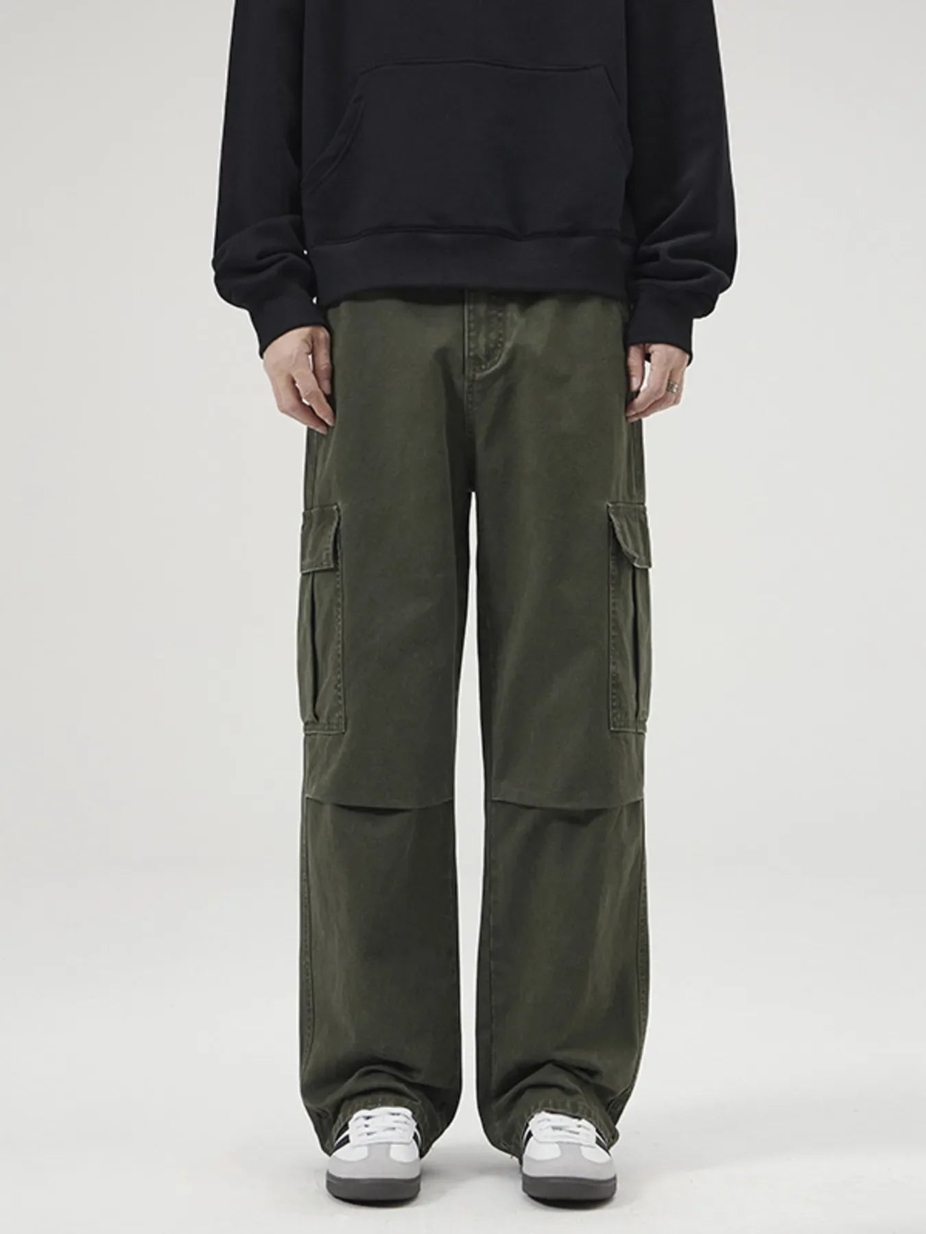 Men's Full Size Loose Fit Cargo Pants Plus Size