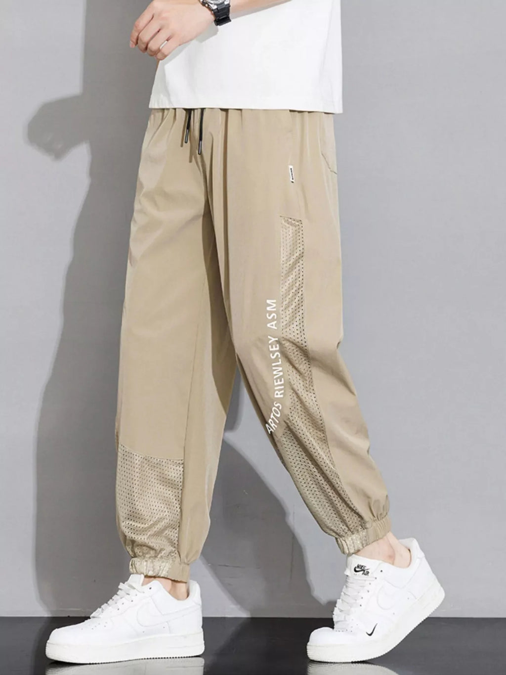Men's Plus Size Wide Leg Pants