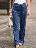 Tied Wide Leg Pants