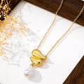 Synthetic Pearl 18K Gold-Plated Alloy Necklace