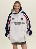 Oversized Raglan Sleeve Hoodie