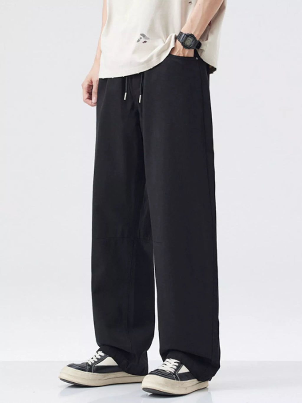 Men's Wide Leg Casual Pants