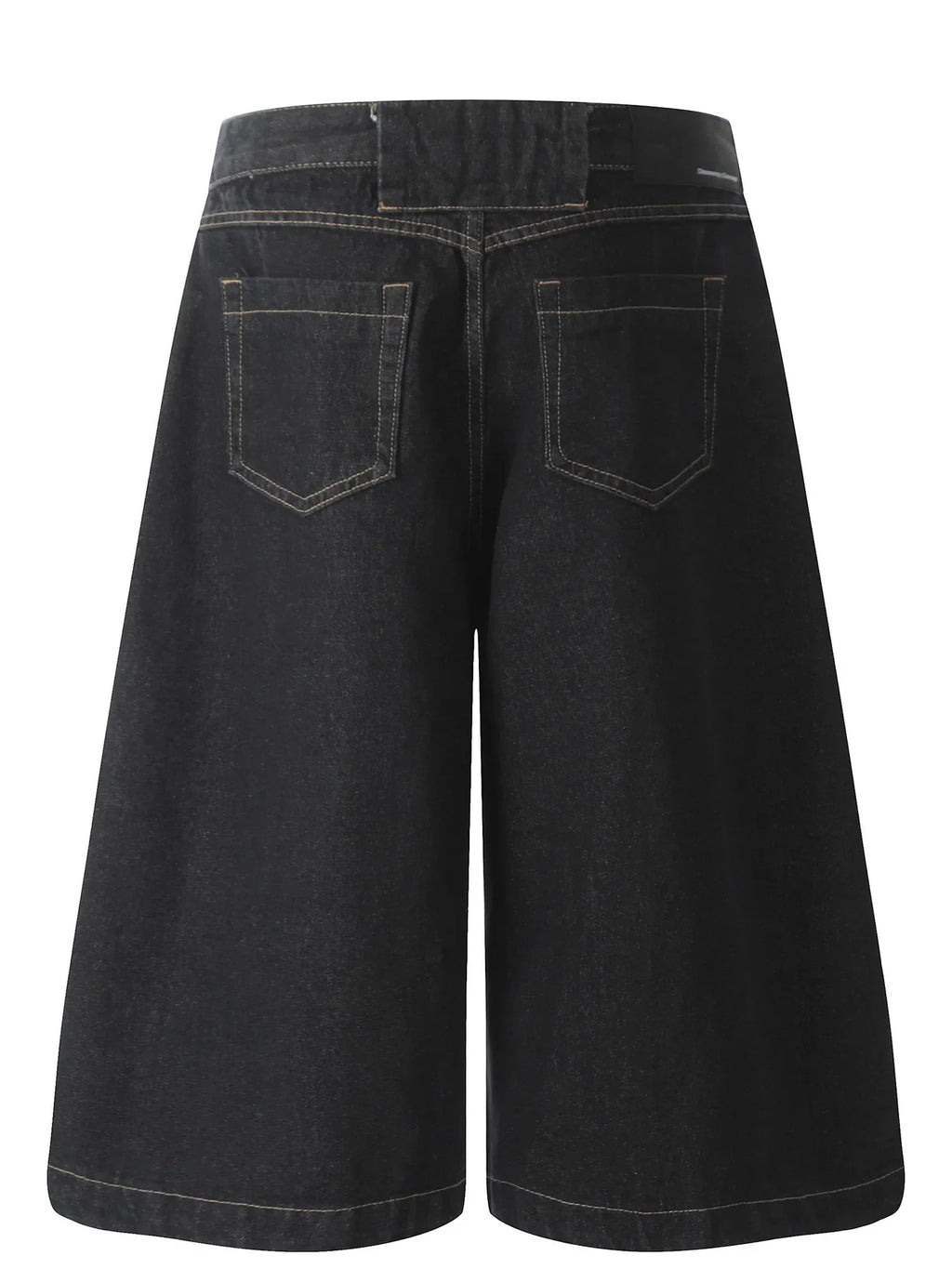 Men's Wide Leg Denim Shorts