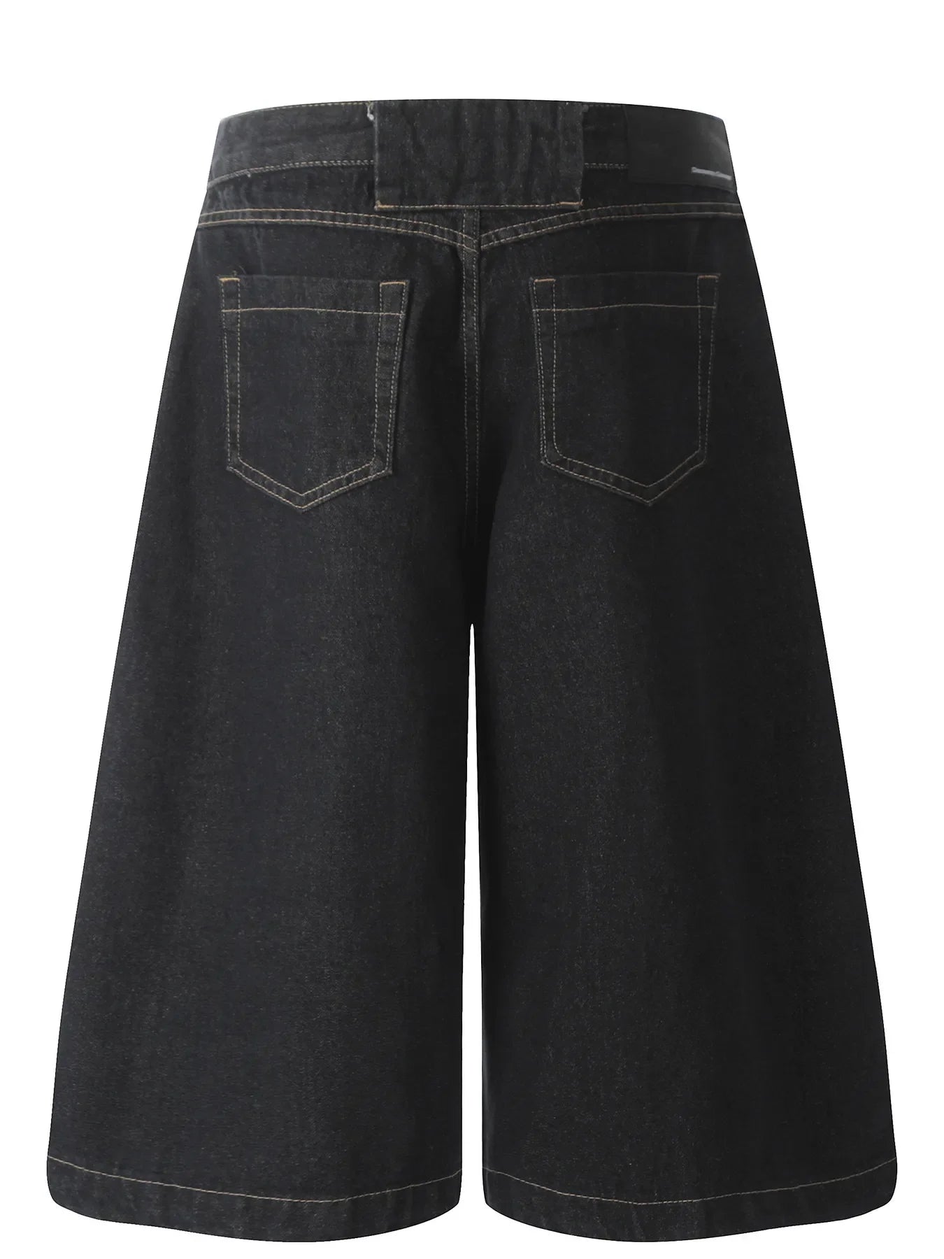 Men's Wide Leg Denim Shorts