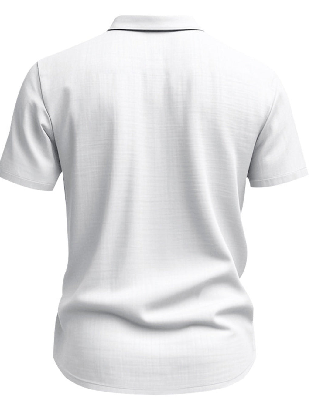 Men's Full Size Short Sleeve Shirt with Pockets Plus Size