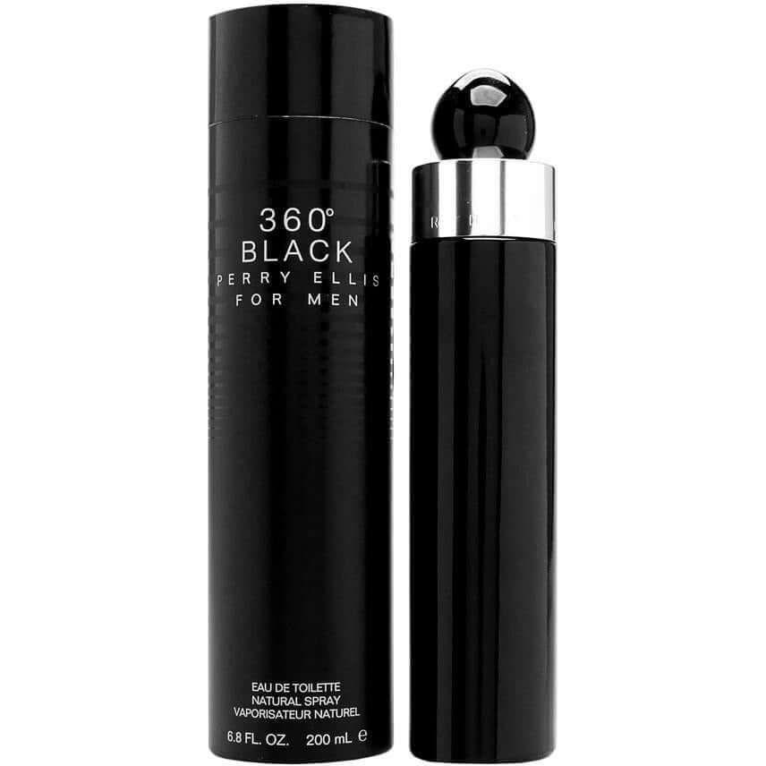 360 Black for Men by Perry Ellis EDT Spray 6.8 oz