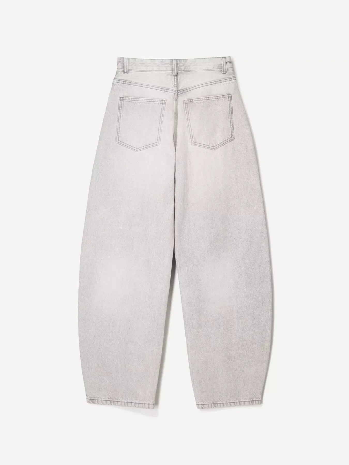 Wide Leg Washed Jeans
