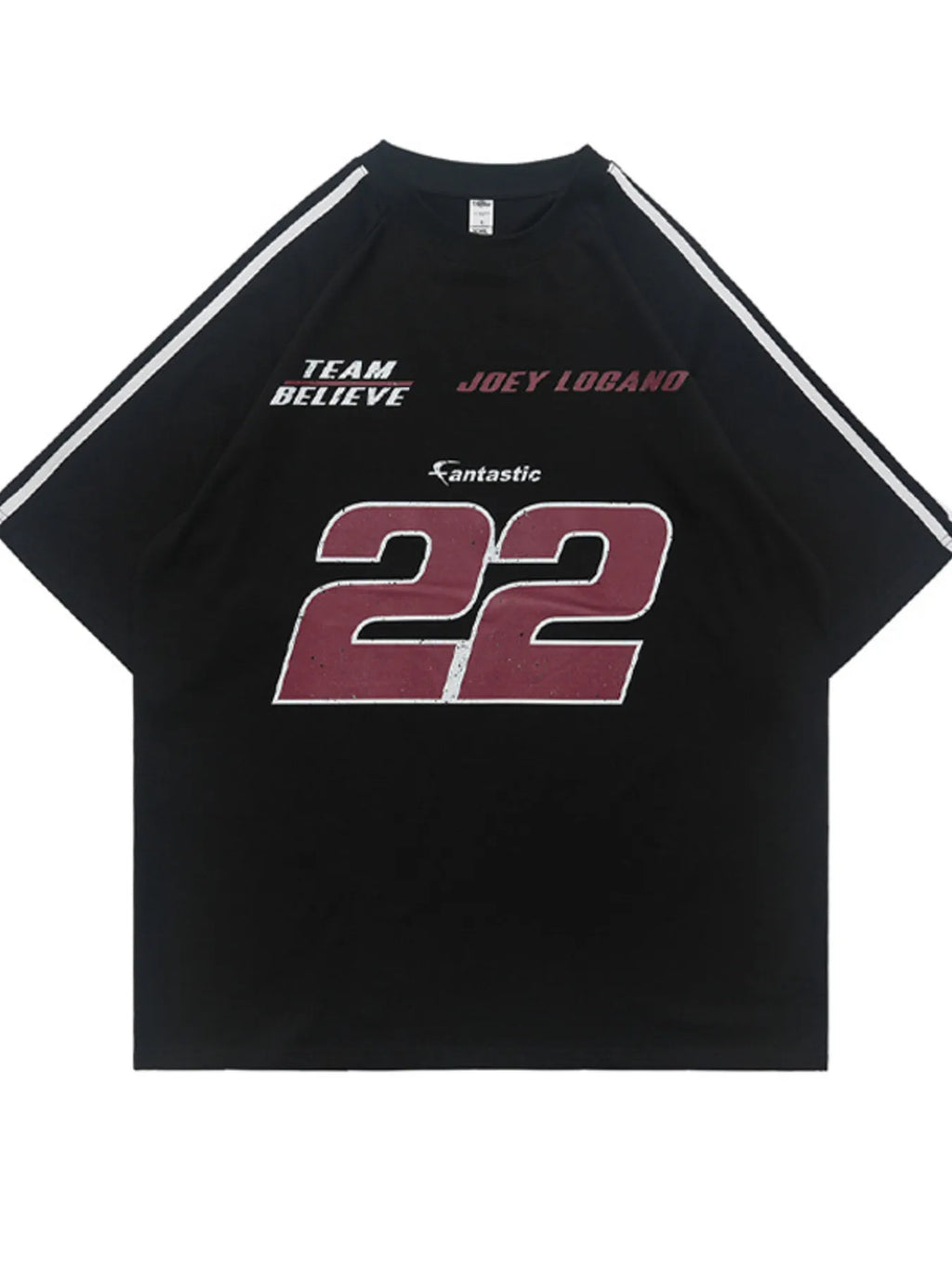 Men's Number Round Neck Short Sleeve T-Shirt