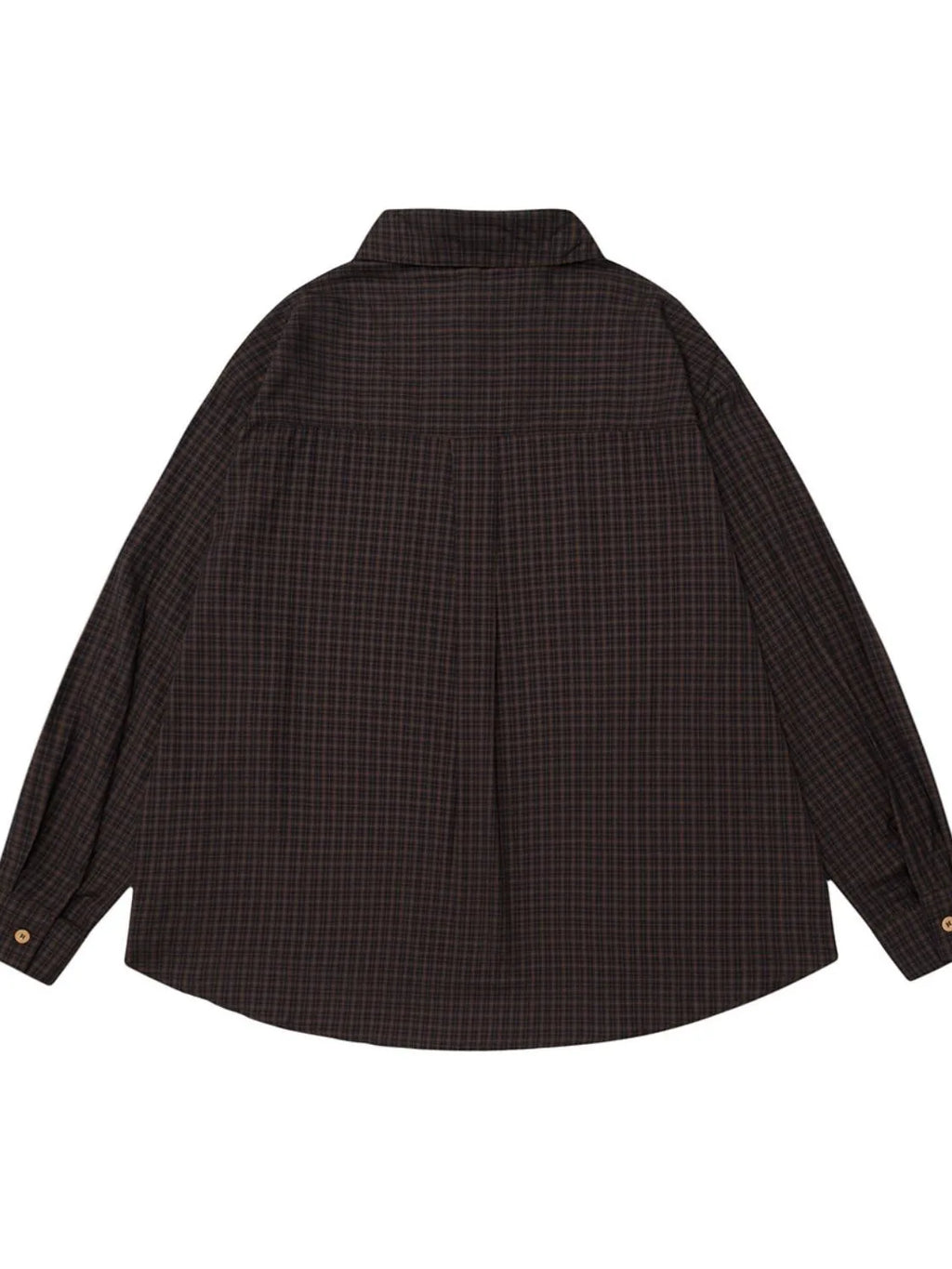 Men's Classic Plaid Button-Down Oversized Shirt
