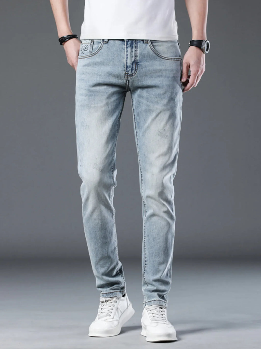 Men's Wash Slim Fit Jeans