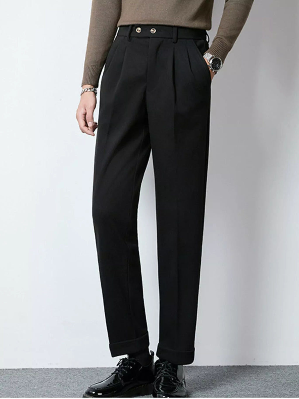 Men's Pleated Dress Pants