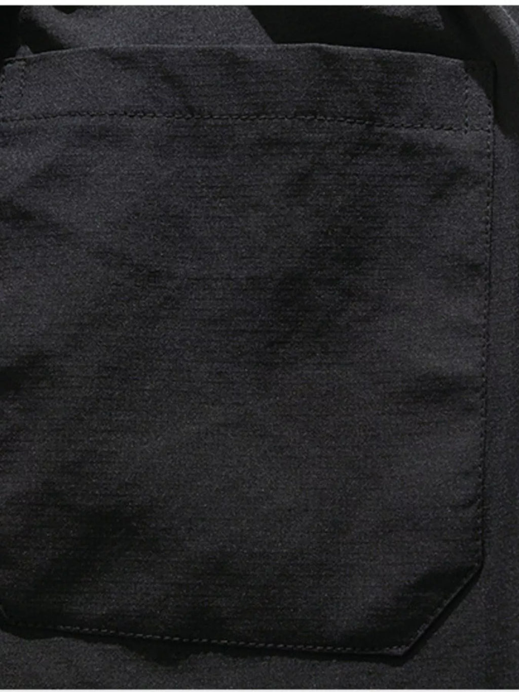 Men's Plus Size Casual Cargo Capris with Drawstring Waist