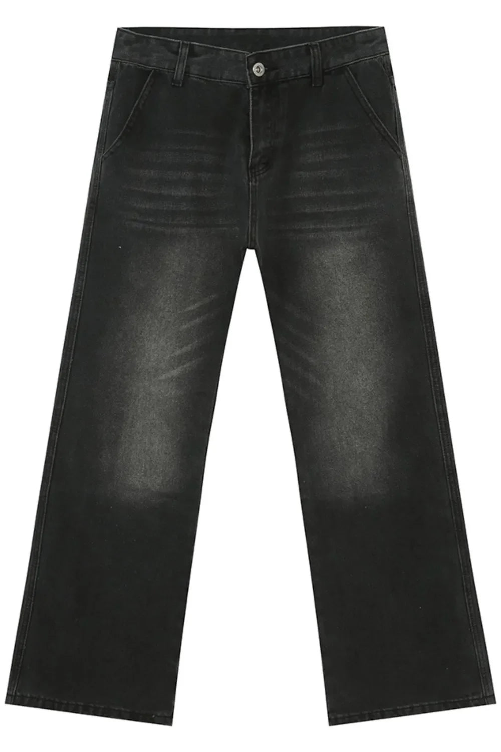 Mid Rise Jeans with Pockets