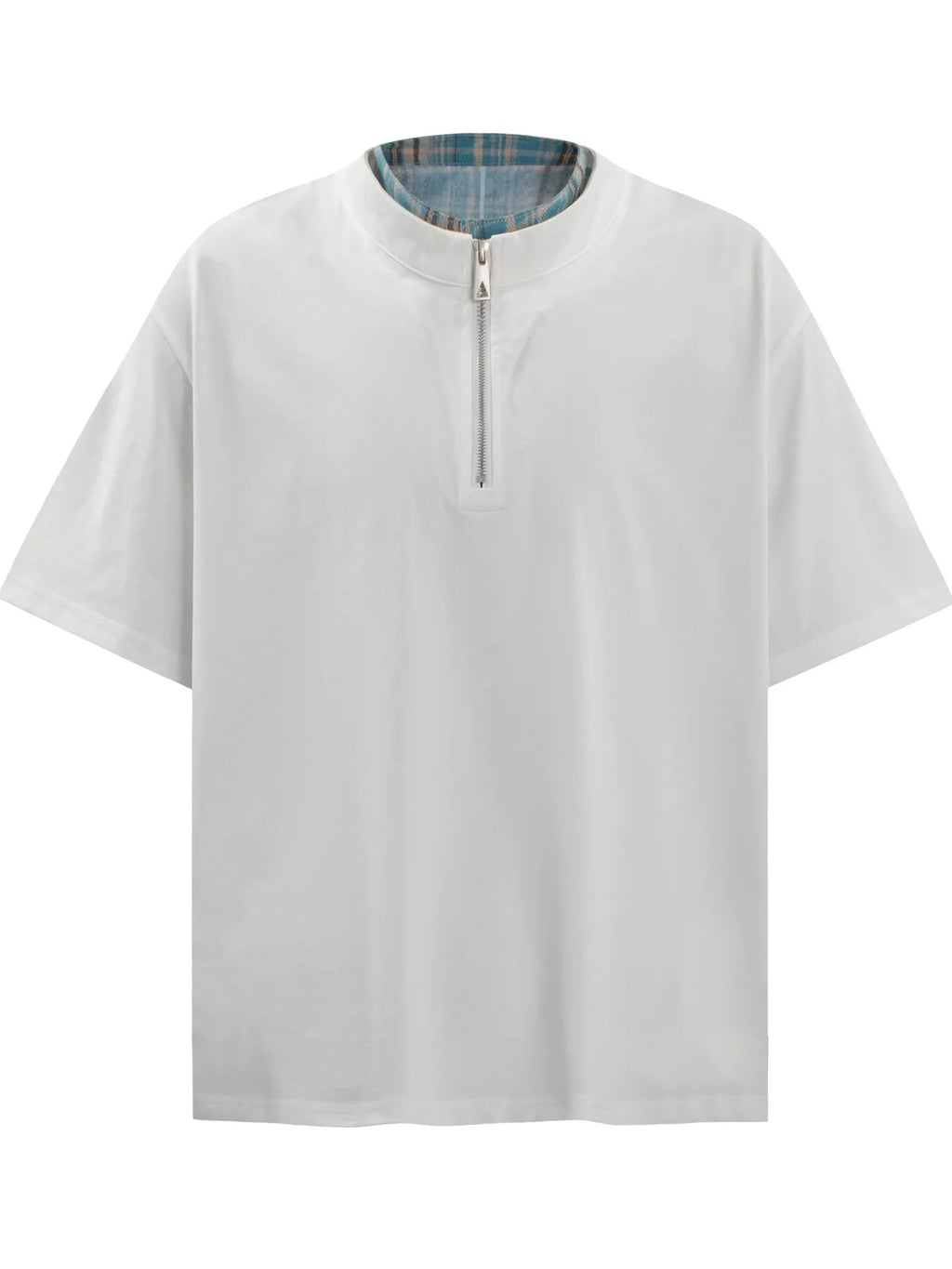 Men's Quarter Zip Short Sleeve Top
