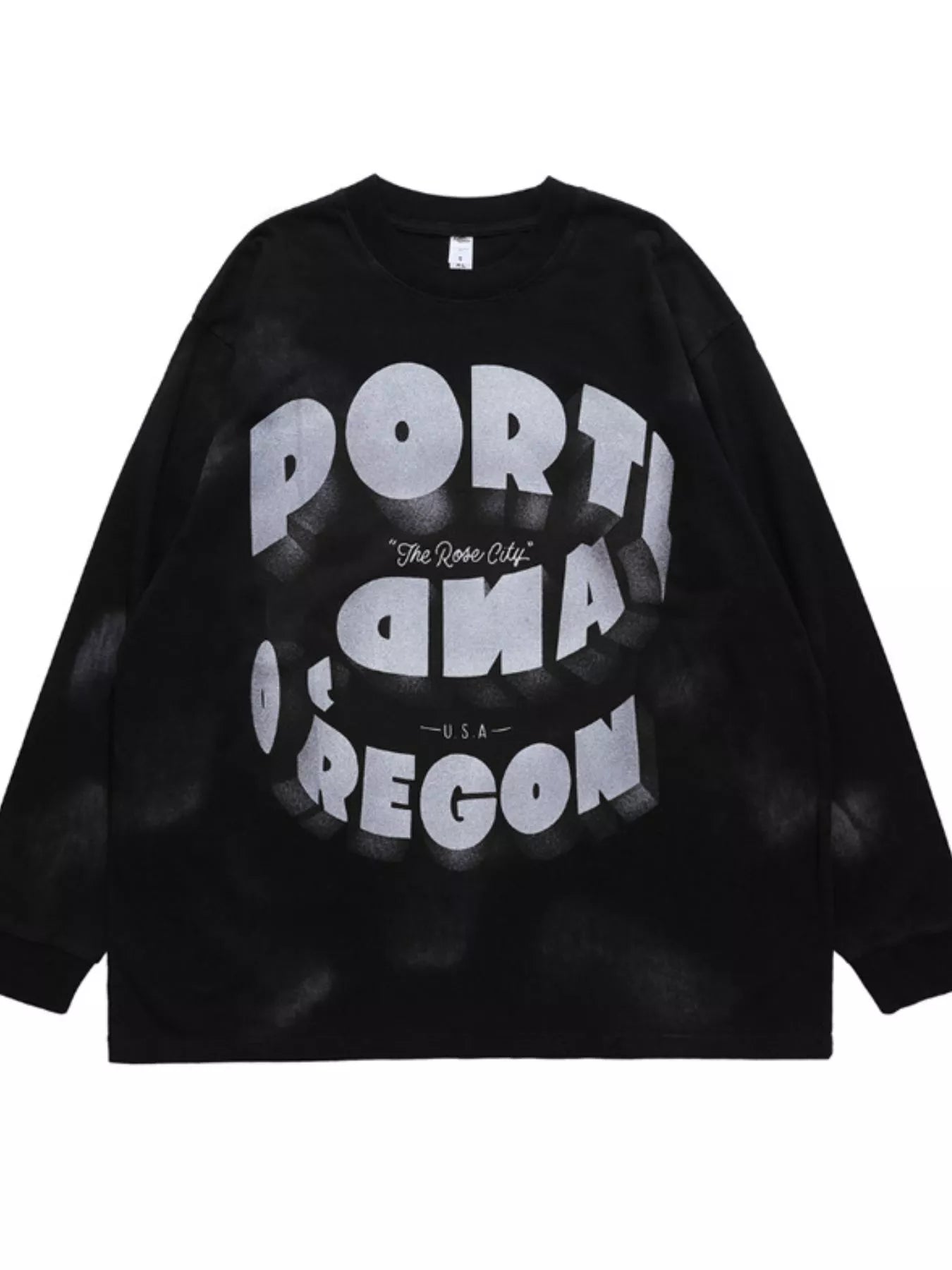 Men's Graphic Round Neck Long Sleeve T-Shirt
