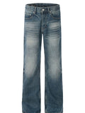 Men's Vintage Washed Wide Leg Jeans