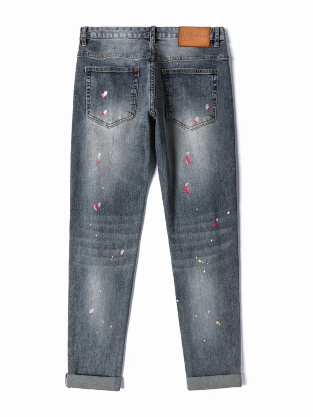 Men's Distressed Slim Fit Jeans