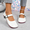 Buckle Strap Mary Jane Loafers