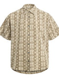 Men's Short Sleeve Button-Up Shirt