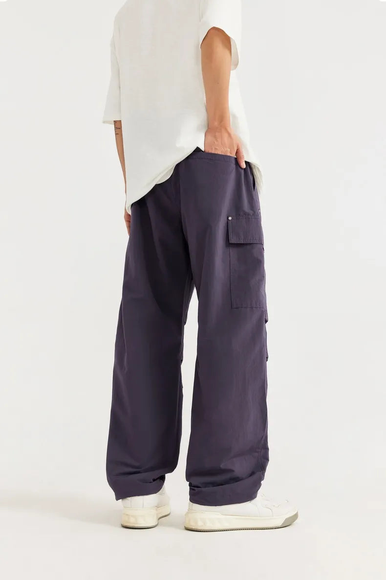Men's Wide Leg Cargo Pants