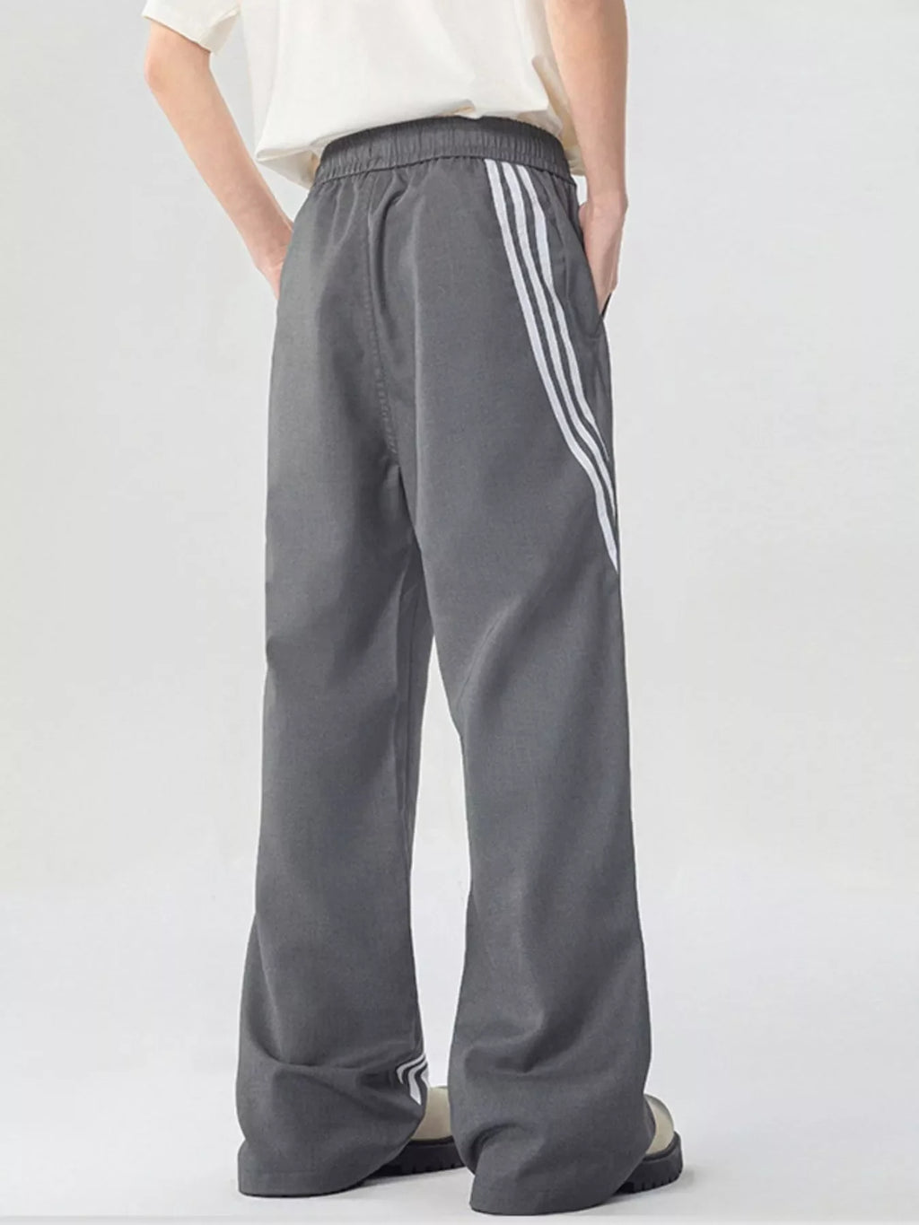Men's Full Size Wide Leg Pants Plus Size