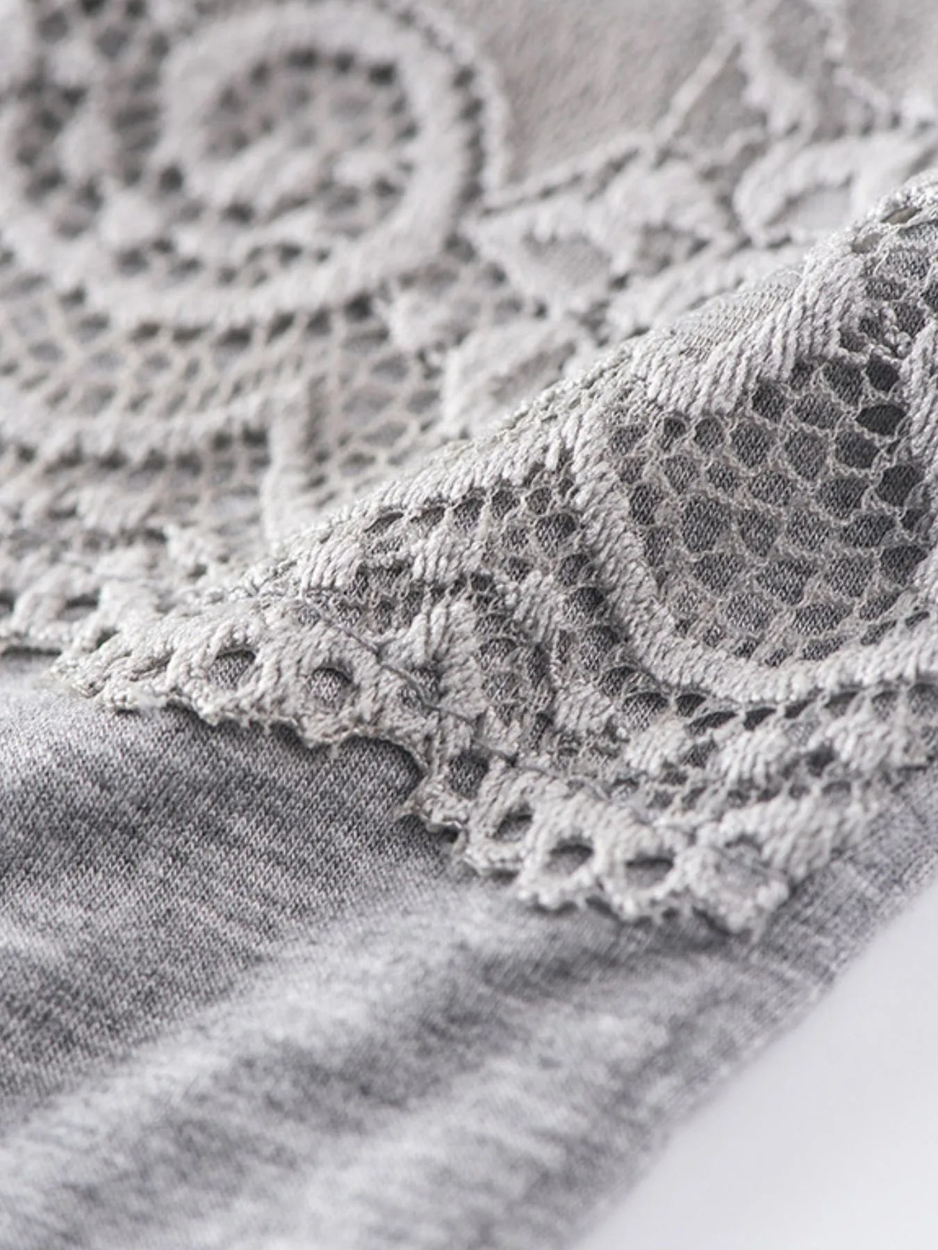 Lace Detail Square Neck Tank