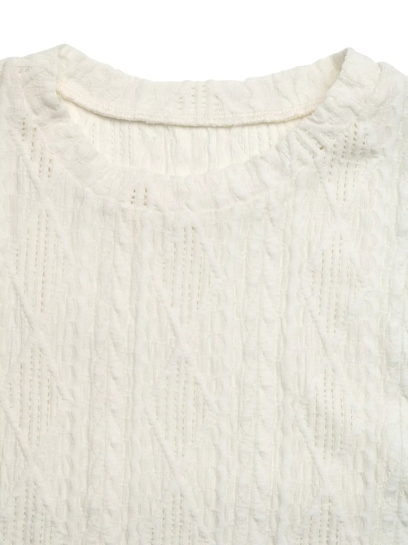 Textured Cap Sleeve Top
