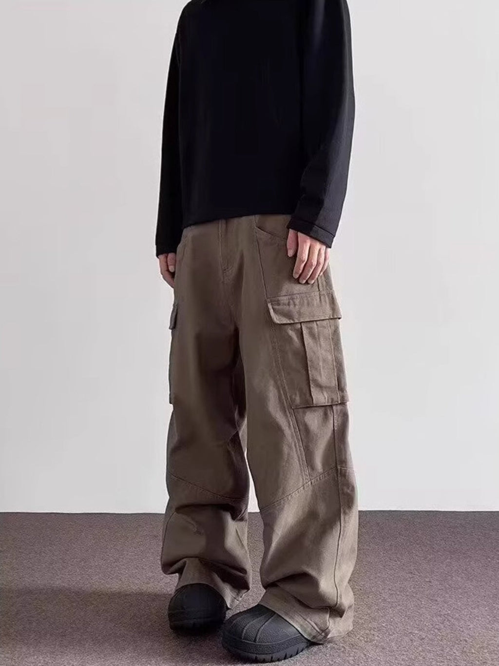 Men's Full Size Loose Fit Cargo Pants Plus Size
