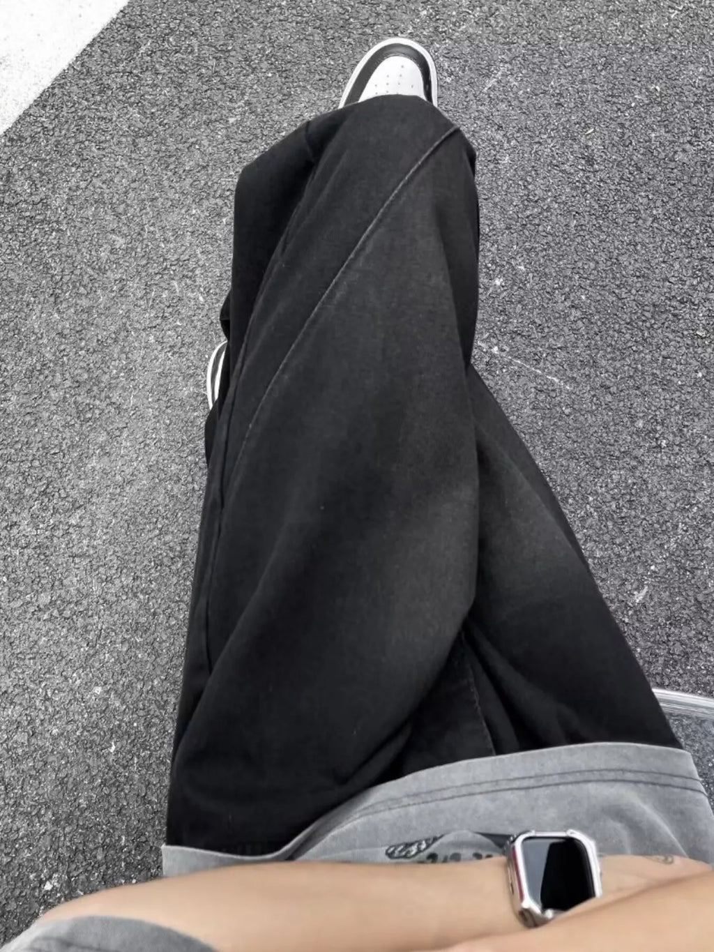 Men's Plus Size Wash Straight Leg Jeans