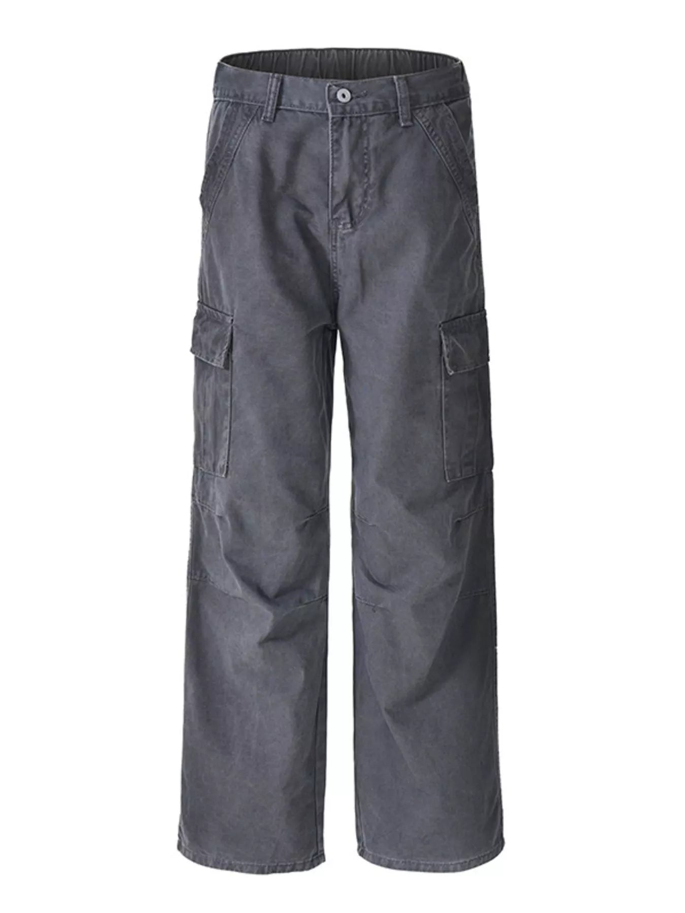 Men's Full Size Wide Leg Cargo Pants Plus Size