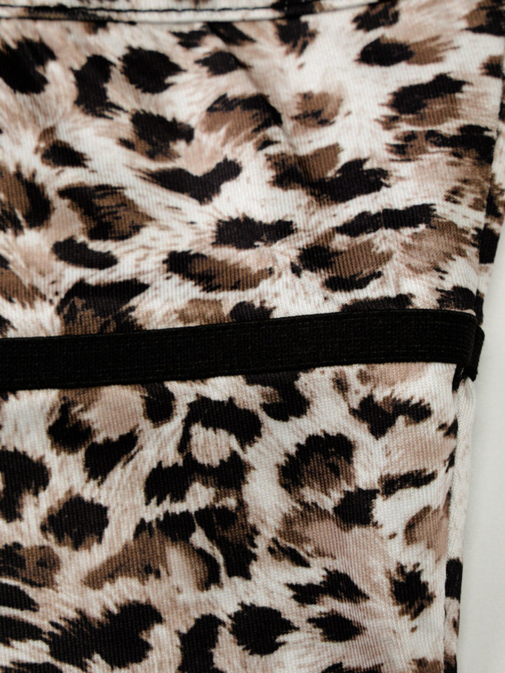 Leopard Print Lace Trim Cami