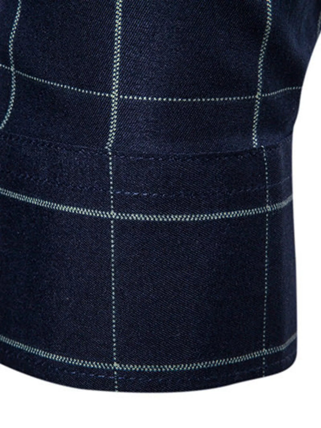 Men's Plus Size Classic Plaid Button-Down Shirt