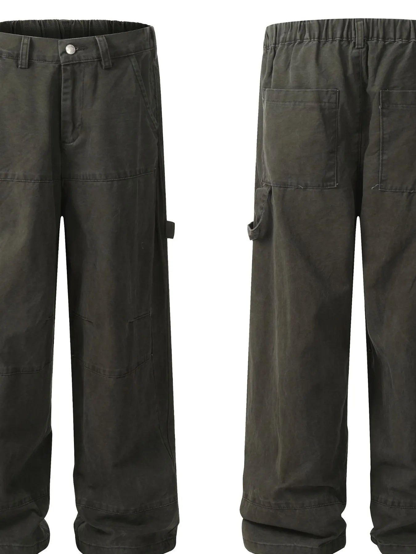 Men's Baggy Cargo Jeans with Multi-Pocket