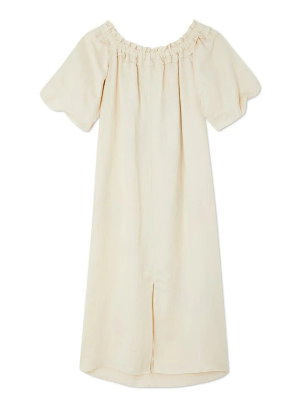 Frill Printed Off-Shoulder Dress